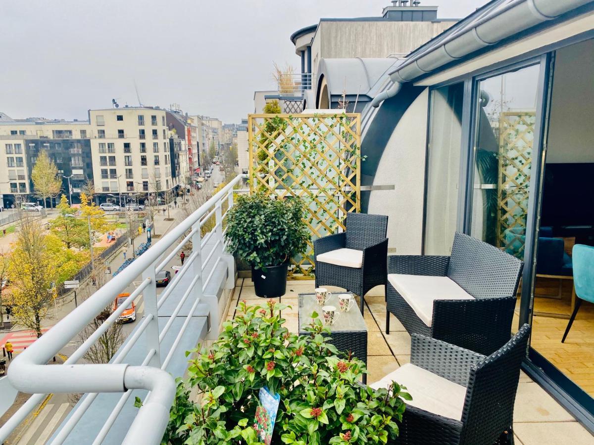 The Luxury Green Penthouse In City Center With Terrace And Free Parking Люксембург Экстерьер фото